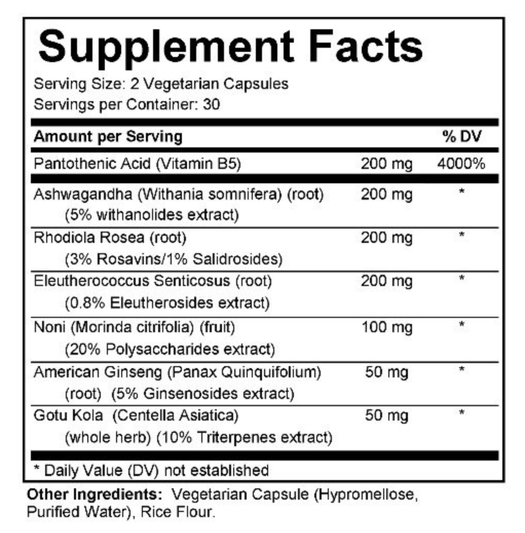 Adrenal Energy & Stress